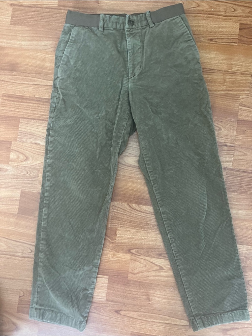 NWOT Brown Boys Corduroy Pants. XS Waist 26-28 Inseam 25 Rise 11 inches